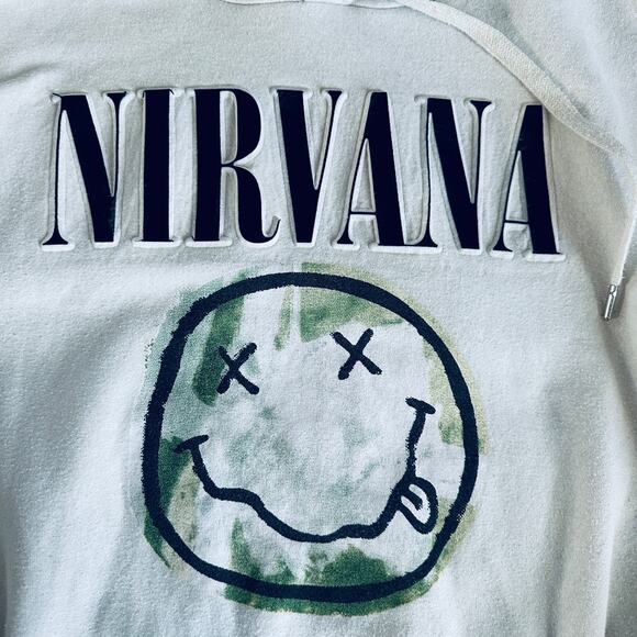 nirvana light birch mens hoodie medium comfy movie pullover - Picture 3 of 7